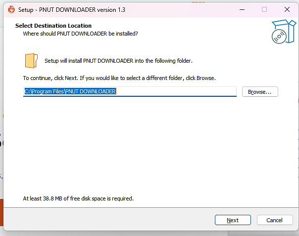 Select installation location