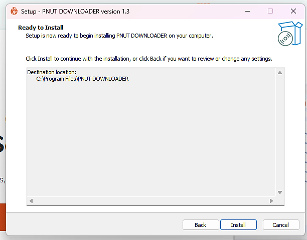 Verify and install PNUT